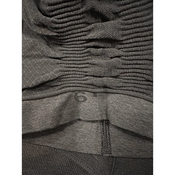 Lululemon In The Flow Crop II Leggings Womens Size 6 Grey Yoga Pants Medium Rise - Picture 10 of 10